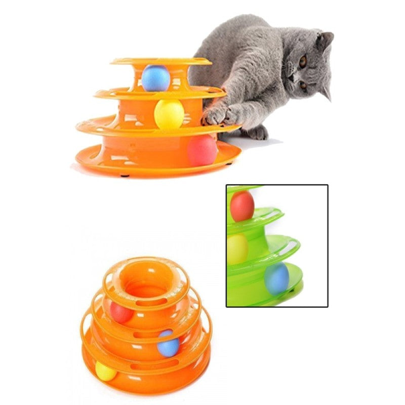 3 Katlı Kedi Oyuncağı