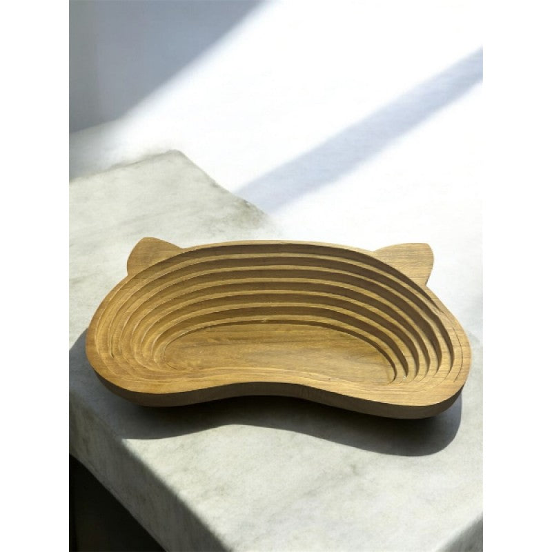 Kulak Motifli Ahşap Yatak